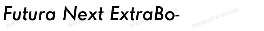 Futura Next ExtraBo字体转换